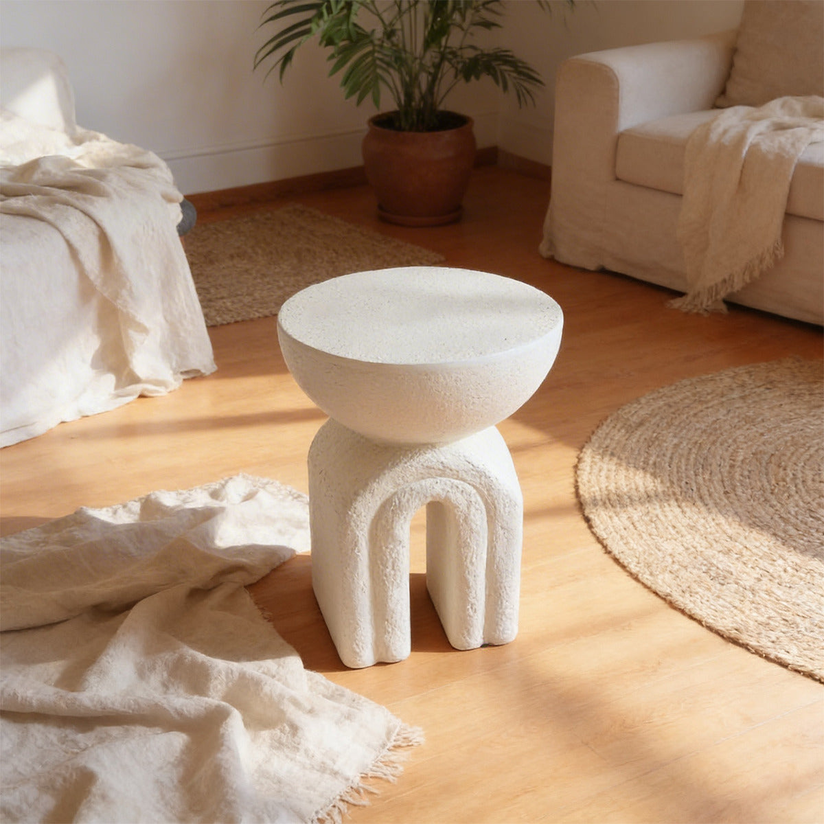 Mesa Lateral Orgánica Wabi Sabi