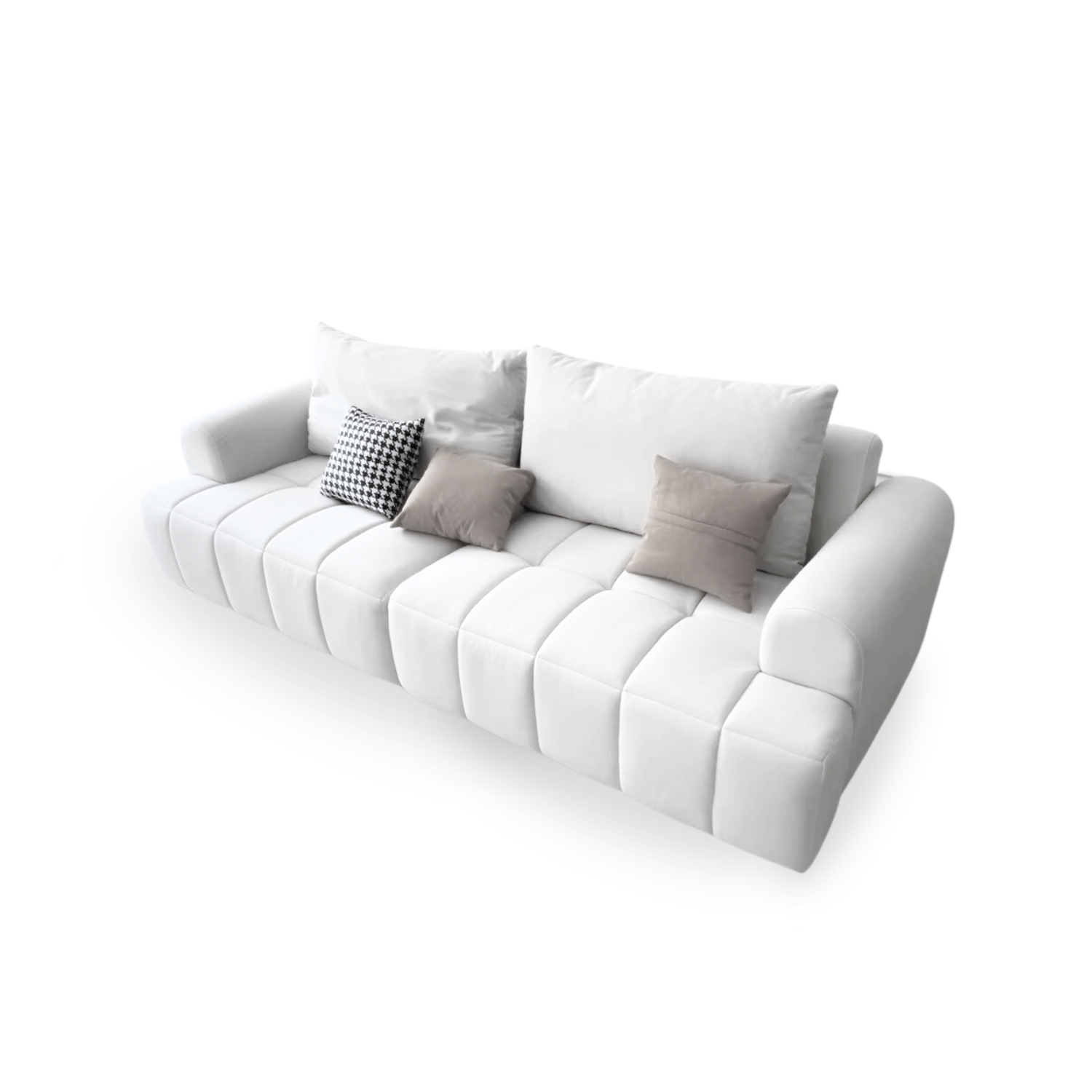 Sofa Seccional Moderno Blanco Lounge 250cm