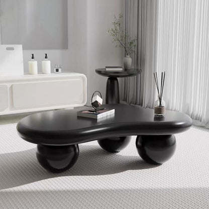 Mesa de Centro Irregular Negro Sphere