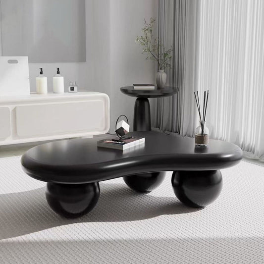 Mesa de Centro Irregular Negro Sphere