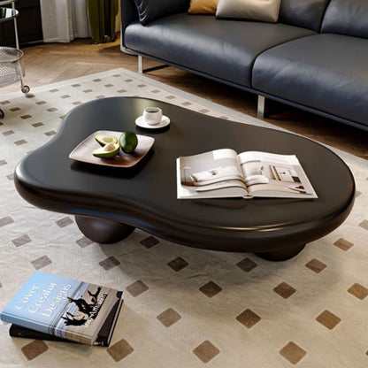 Mesa de Centro Irregular Negro Sphere