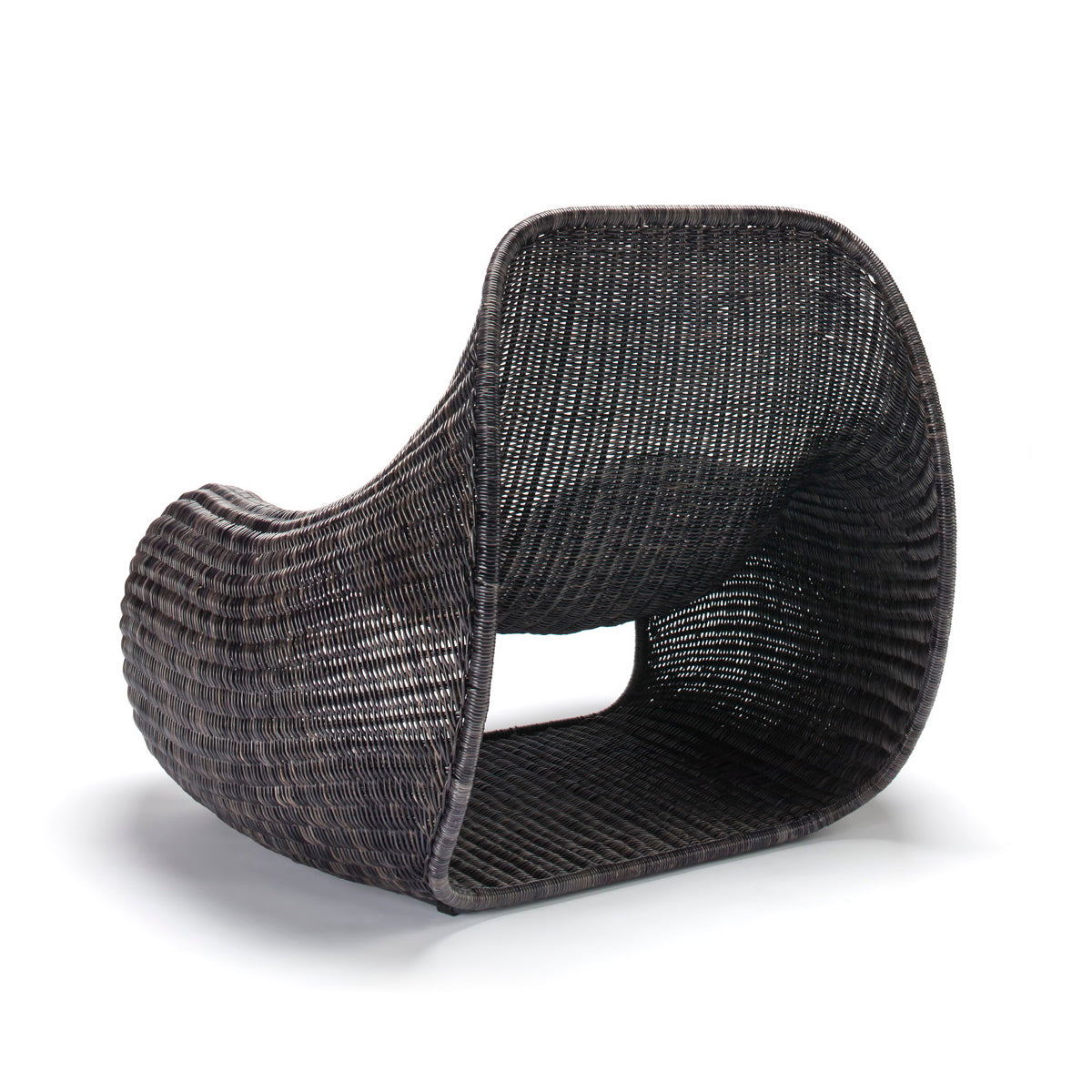 PREVENTA - Poltrona Terraza y Balcón Rattan Minimalista Negra