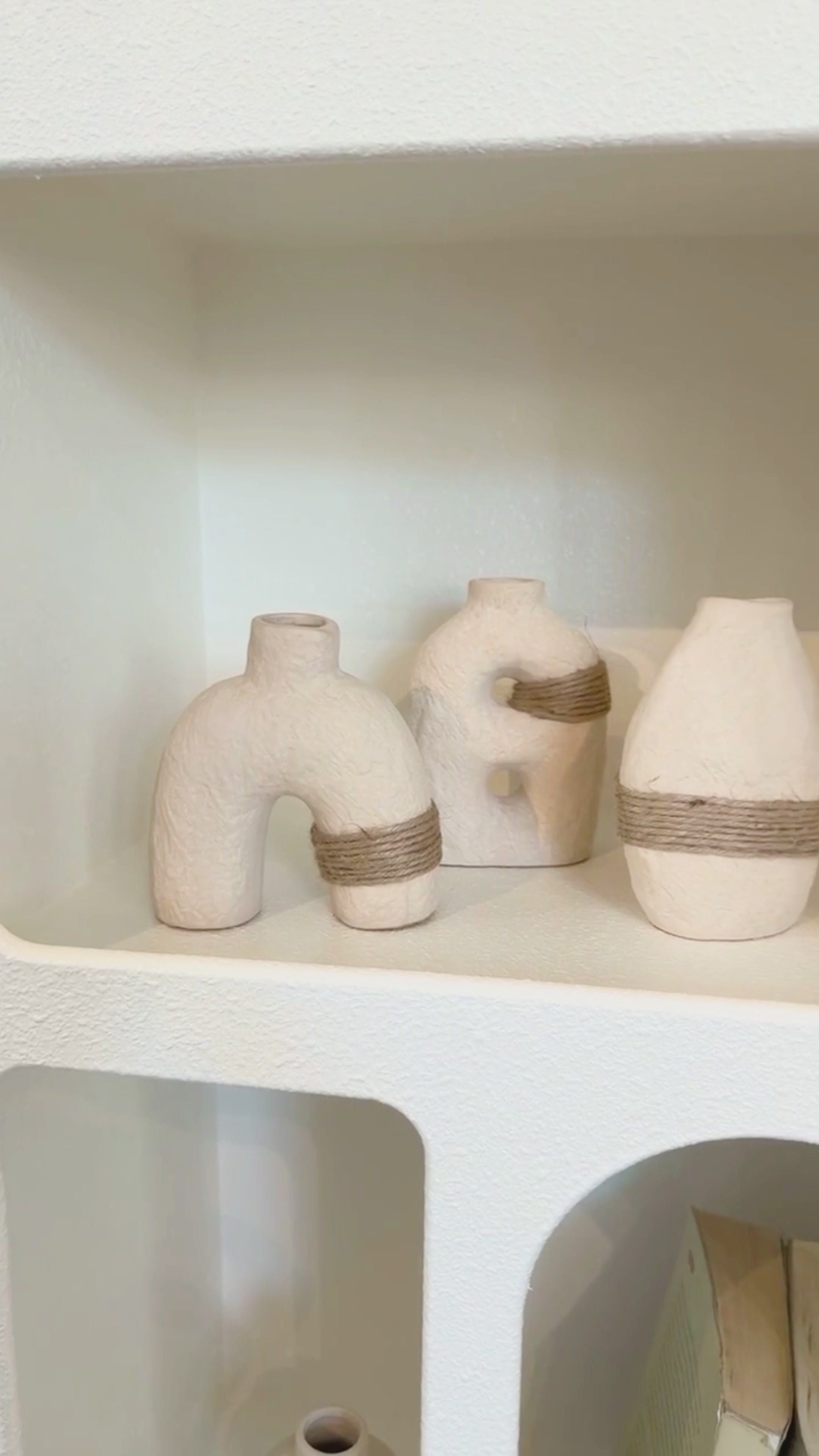 Cargar vídeo: Set 3 Floreros Cerámica Eco Terra