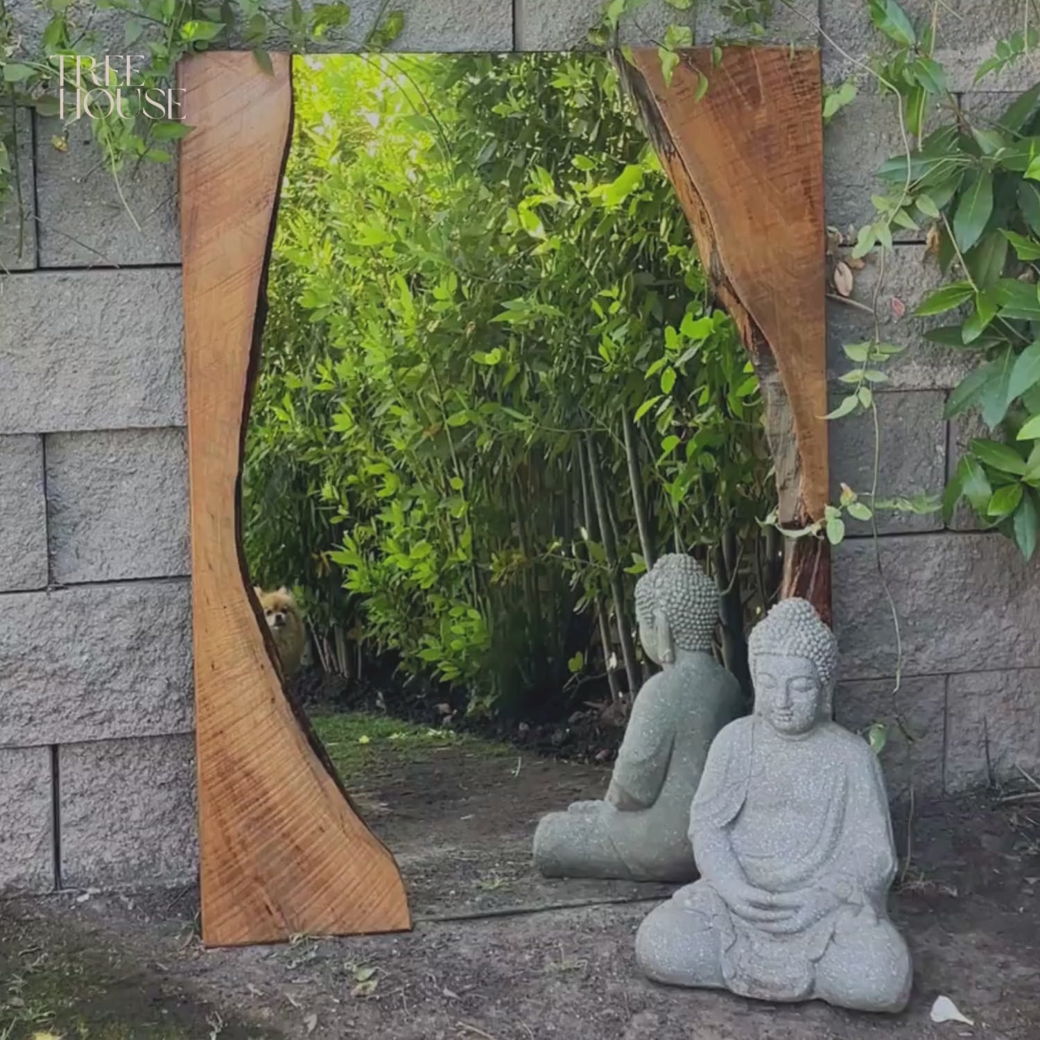 Cargar vídeo: Espejo Madera Rústico Río