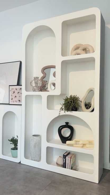 Estante Organizador Geométrico Bogen Marfil Grande