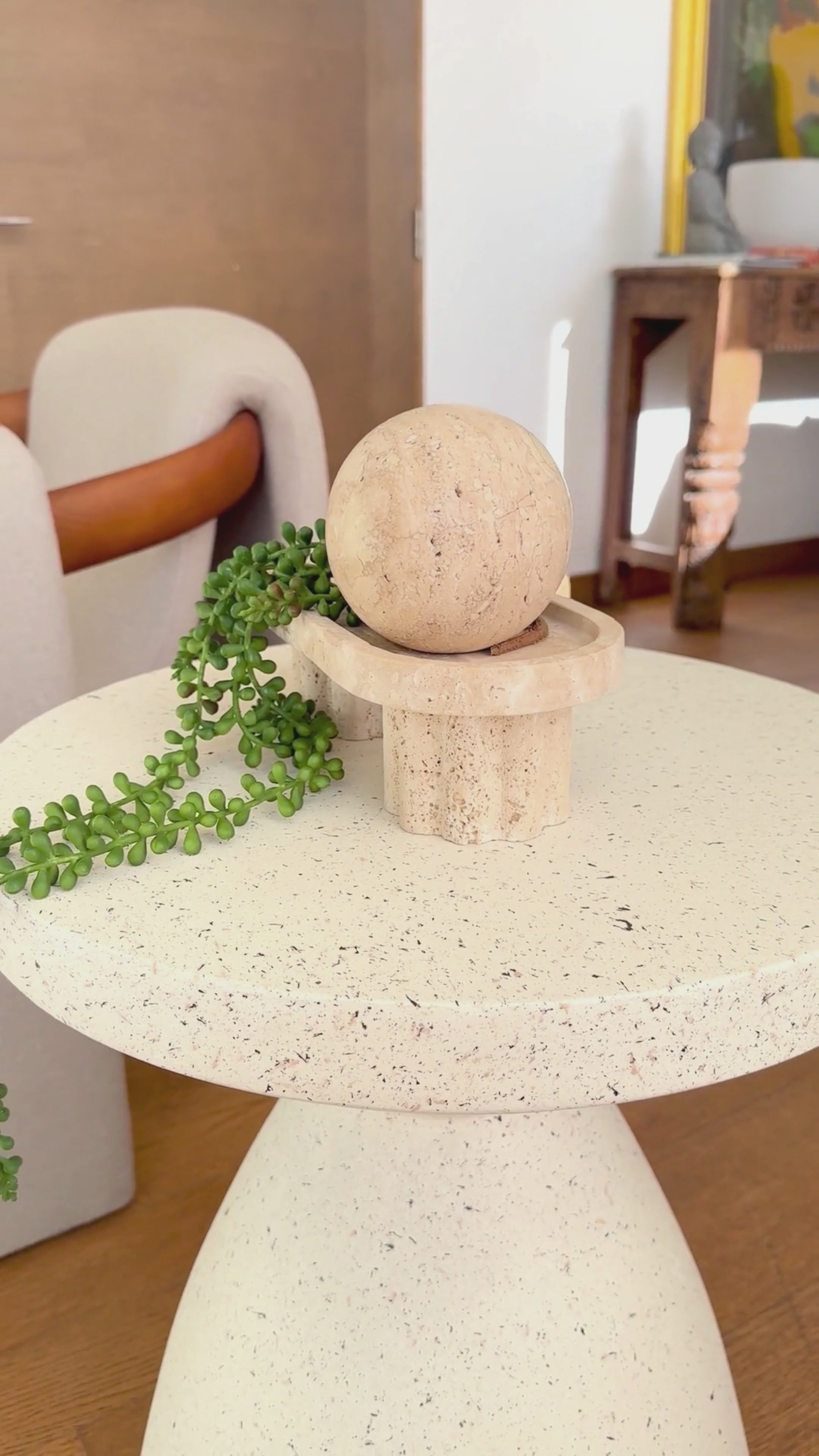 Cargar vídeo: Mesa Lateral Cónica Estilo Nórdico