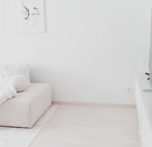 PREVENTA - Espejo Asimetrico Cuerpo Entero Madera Blanco 180X80cm