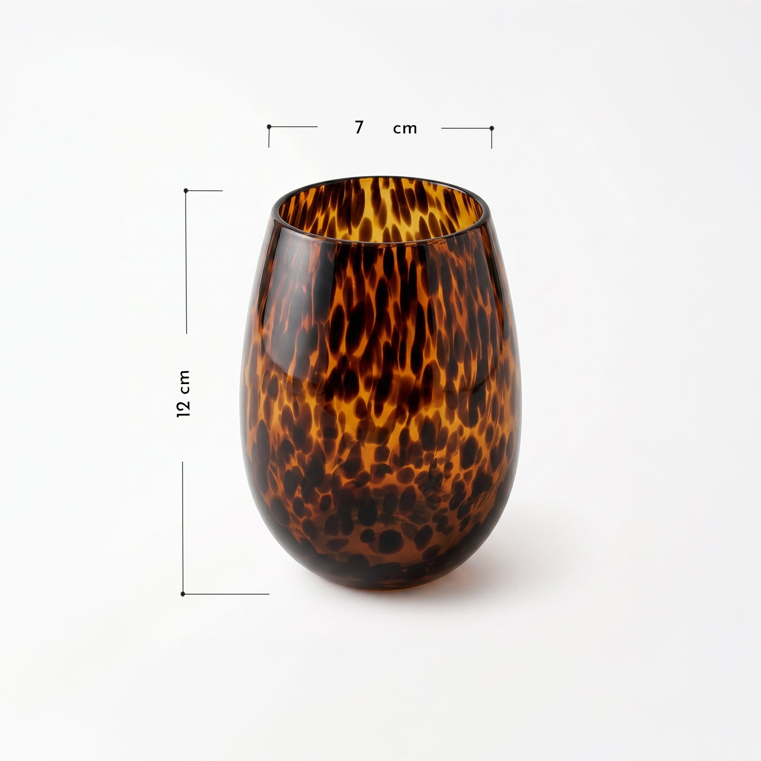 PREVENTA - Set 4 Vasos Vidrio Carey