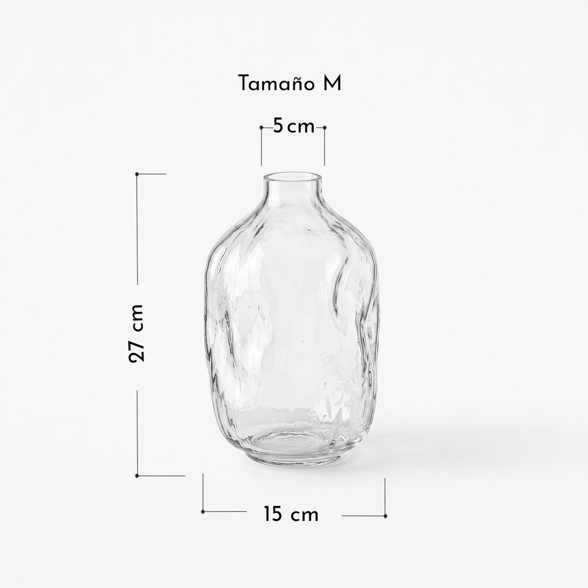Set de 2 Floreros Wavy tamaños M y L