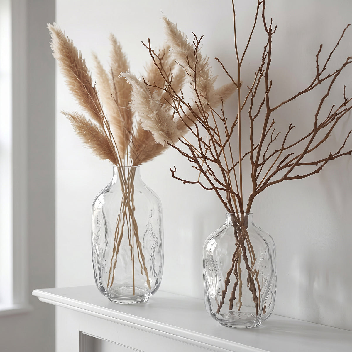 Set de 2 Floreros Wavy tamaños M y L