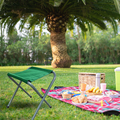 Asiento Plegable Para Camping Verde oscuro