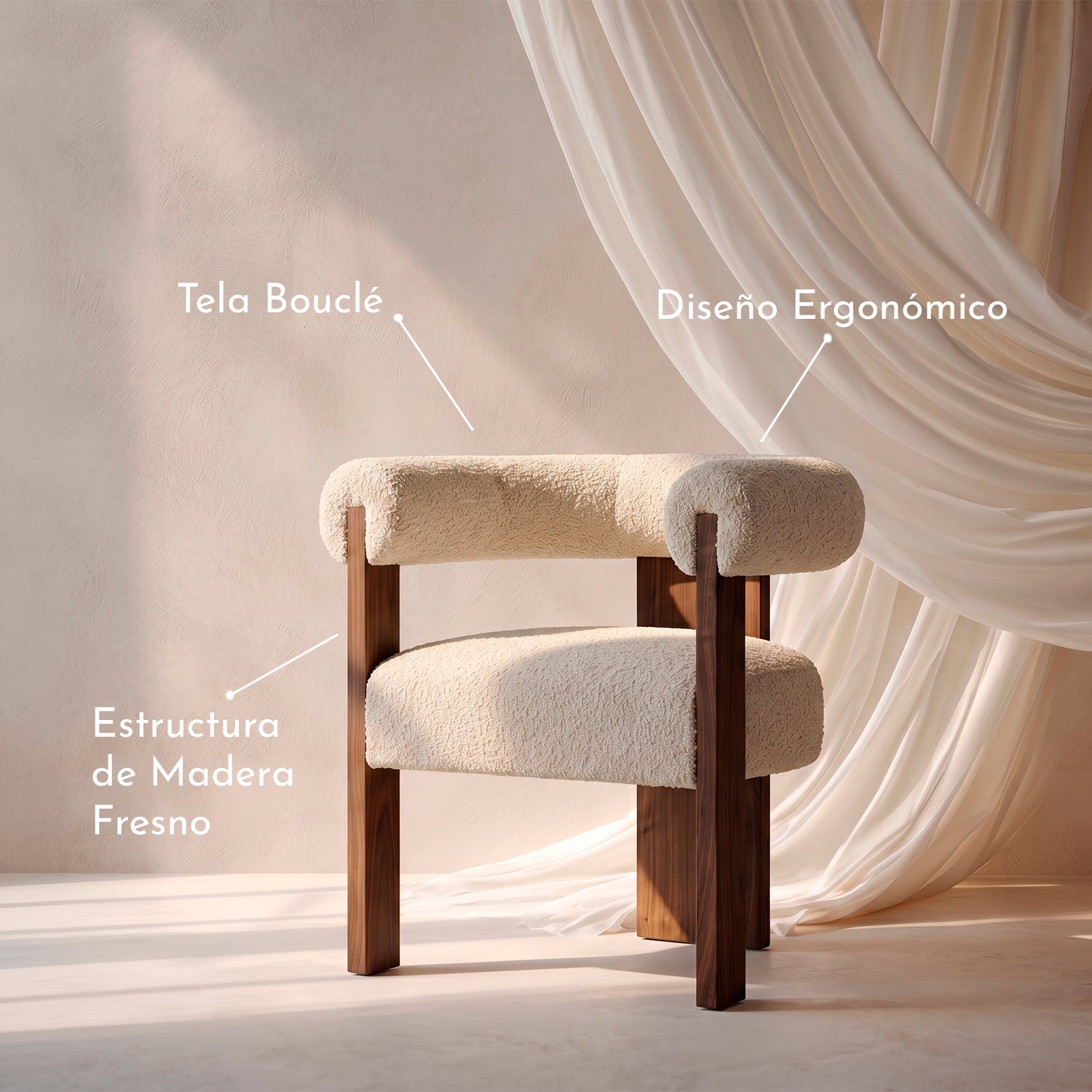PREVENTA - Sillón Poltrona Bouclé
