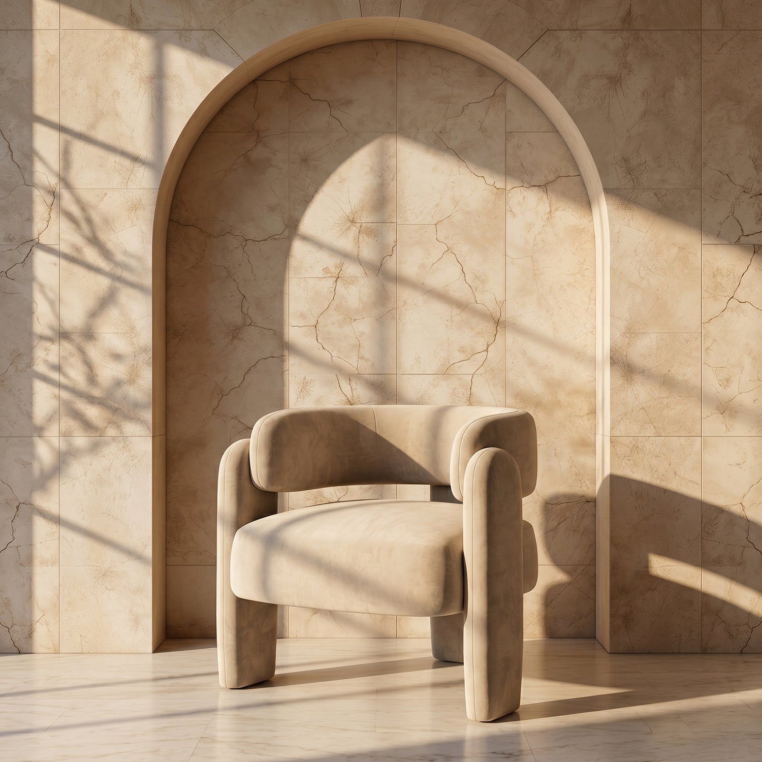 PREVENTA - Sillón Poltrona Luna de Terciopelo