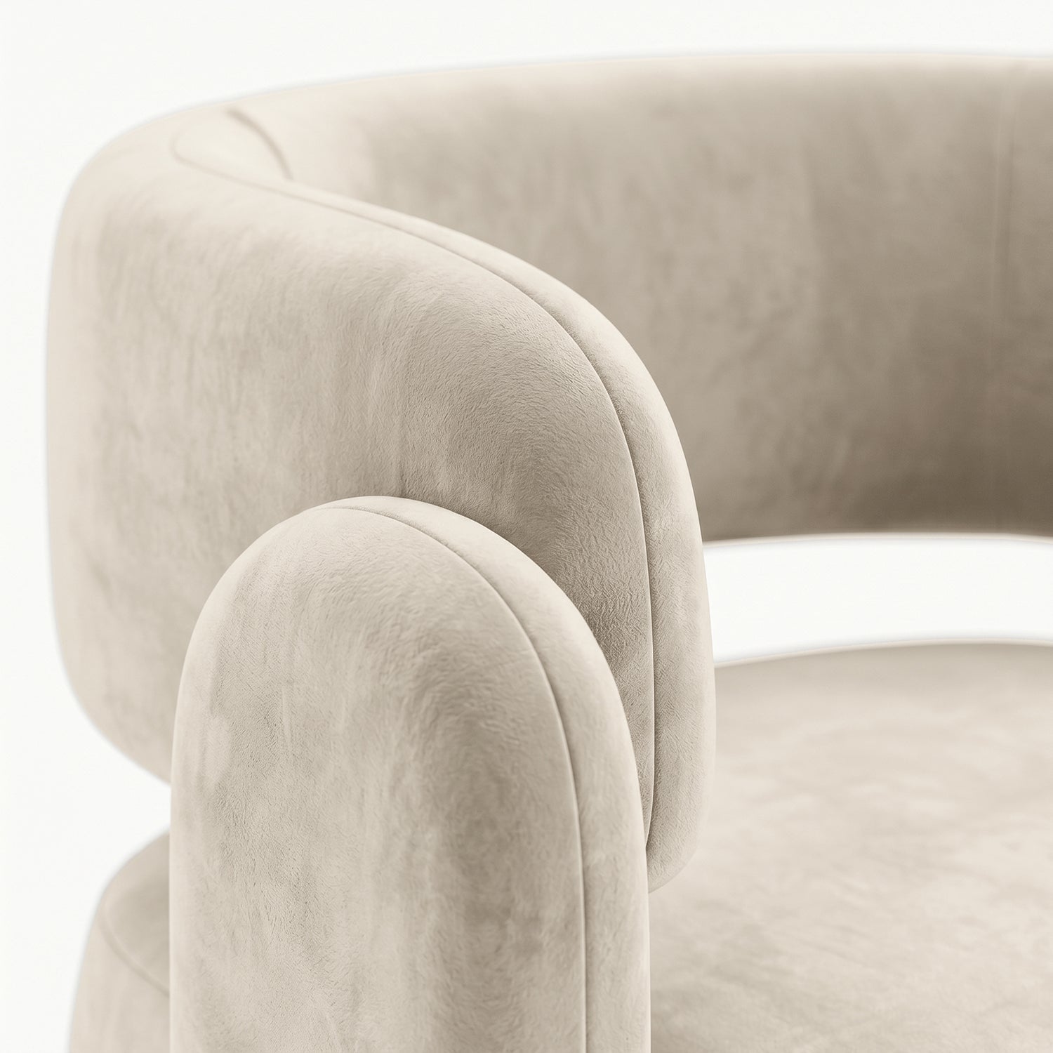 PREVENTA - Sillón Poltrona Luna de Terciopelo