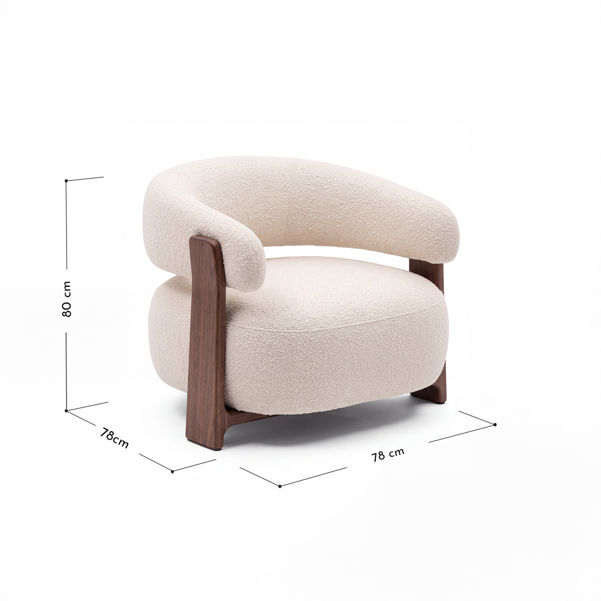 PREVENTA - Sofá Bouclé Madera Beige