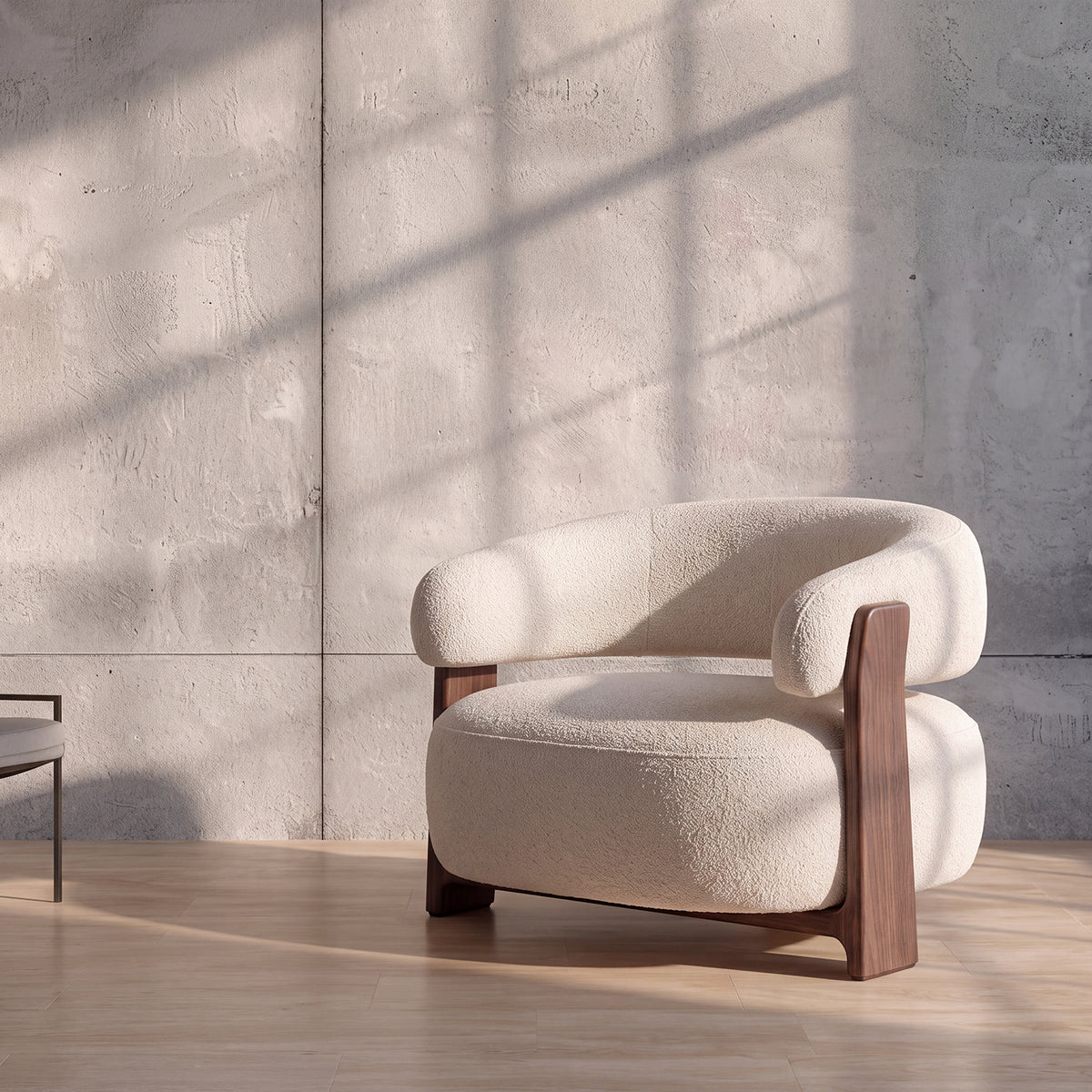 PREVENTA - Sofá Bouclé Madera Beige