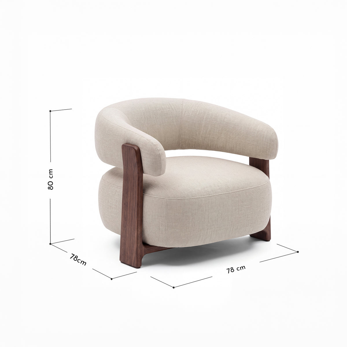 PREVENTA - Sofá Lino Madera Beige