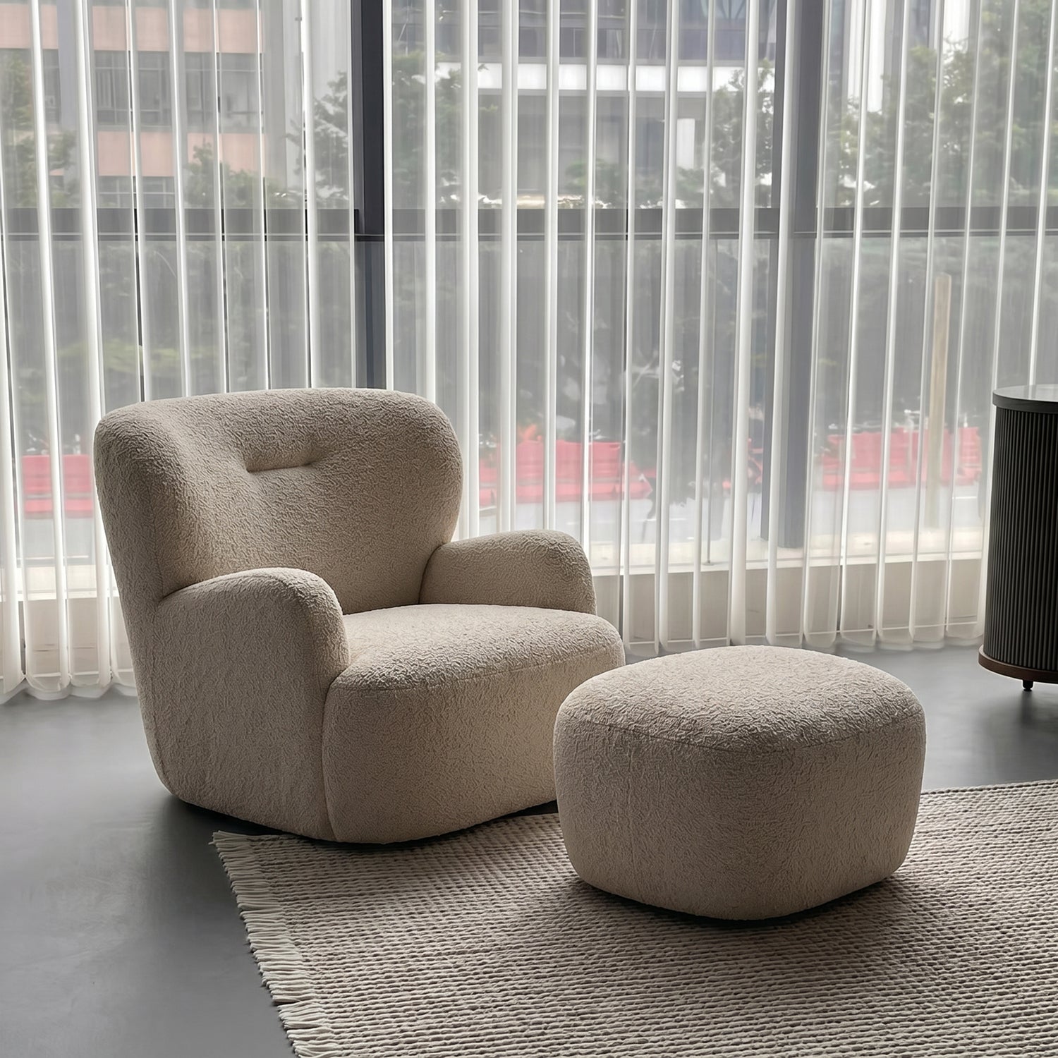 Sitial Relax Blanco con Apoyapiés