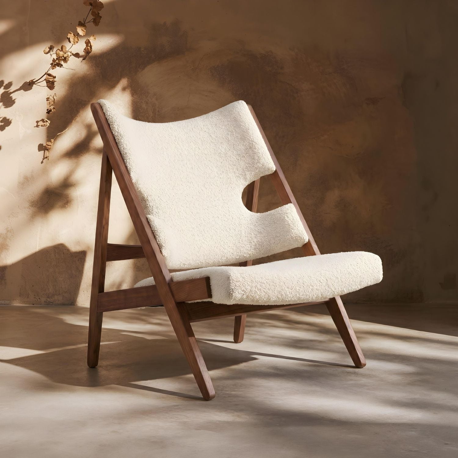 PREVENTA - Sitial de Madera Sherpa Beige