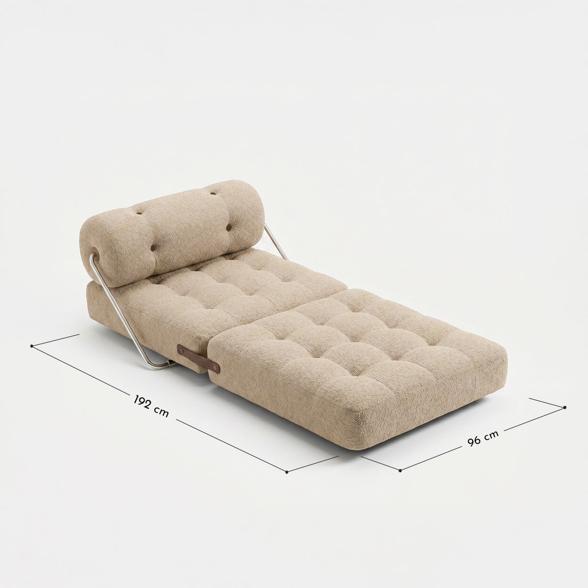 Sofá Cama Bouclé Arena Plegable