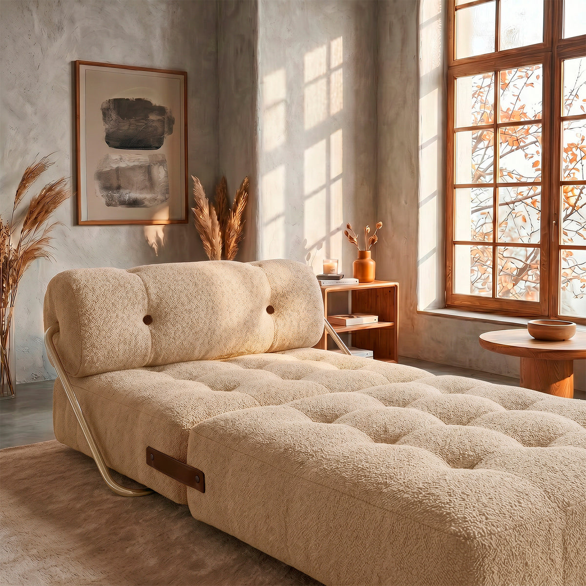 Sofá Cama Bouclé Arena Plegable