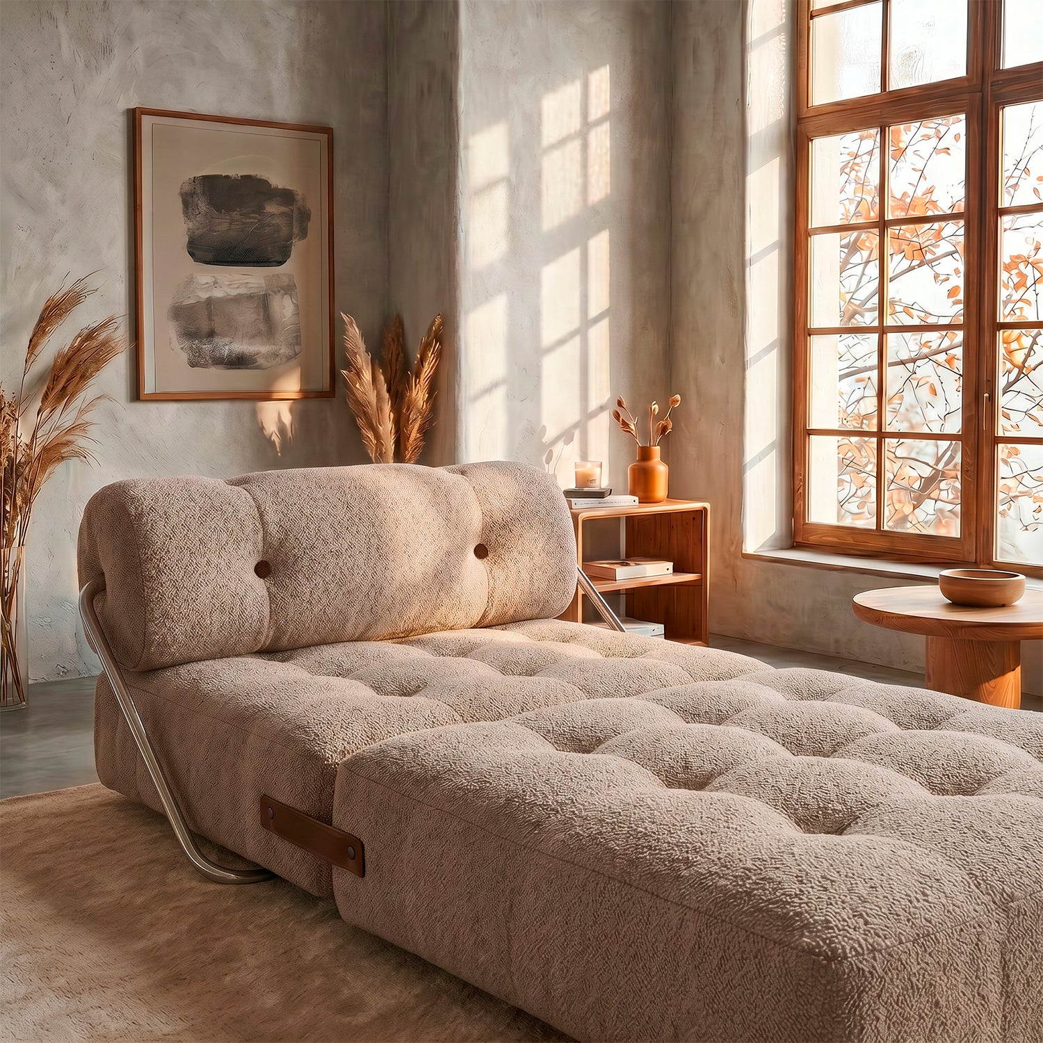 PREVENTA - Sofá Cama Bouclé Arena Plegable