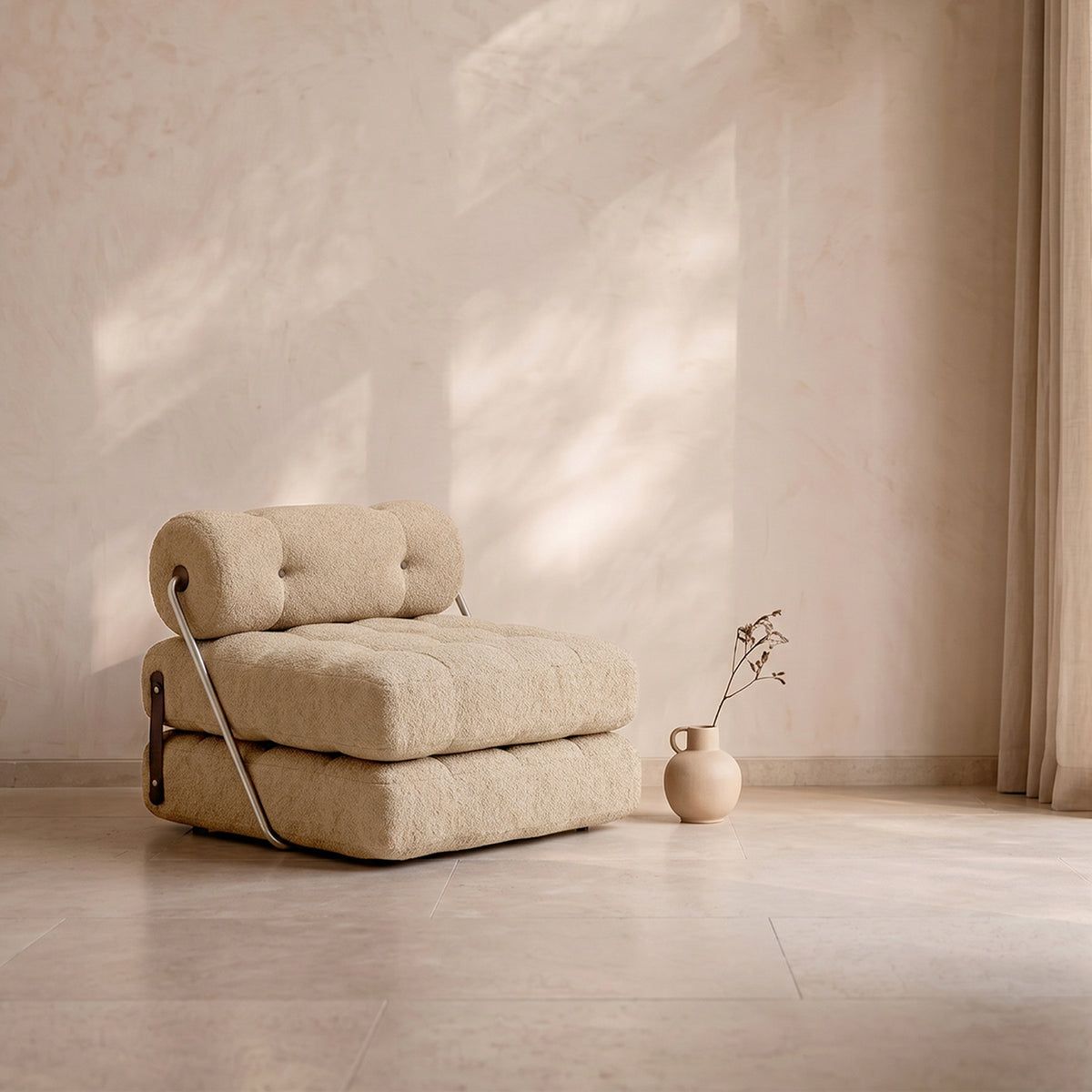 Sofá Cama Bouclé Arena Plegable