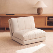 PREVENTA - Sofá Cama Plegable Bouclé Crema