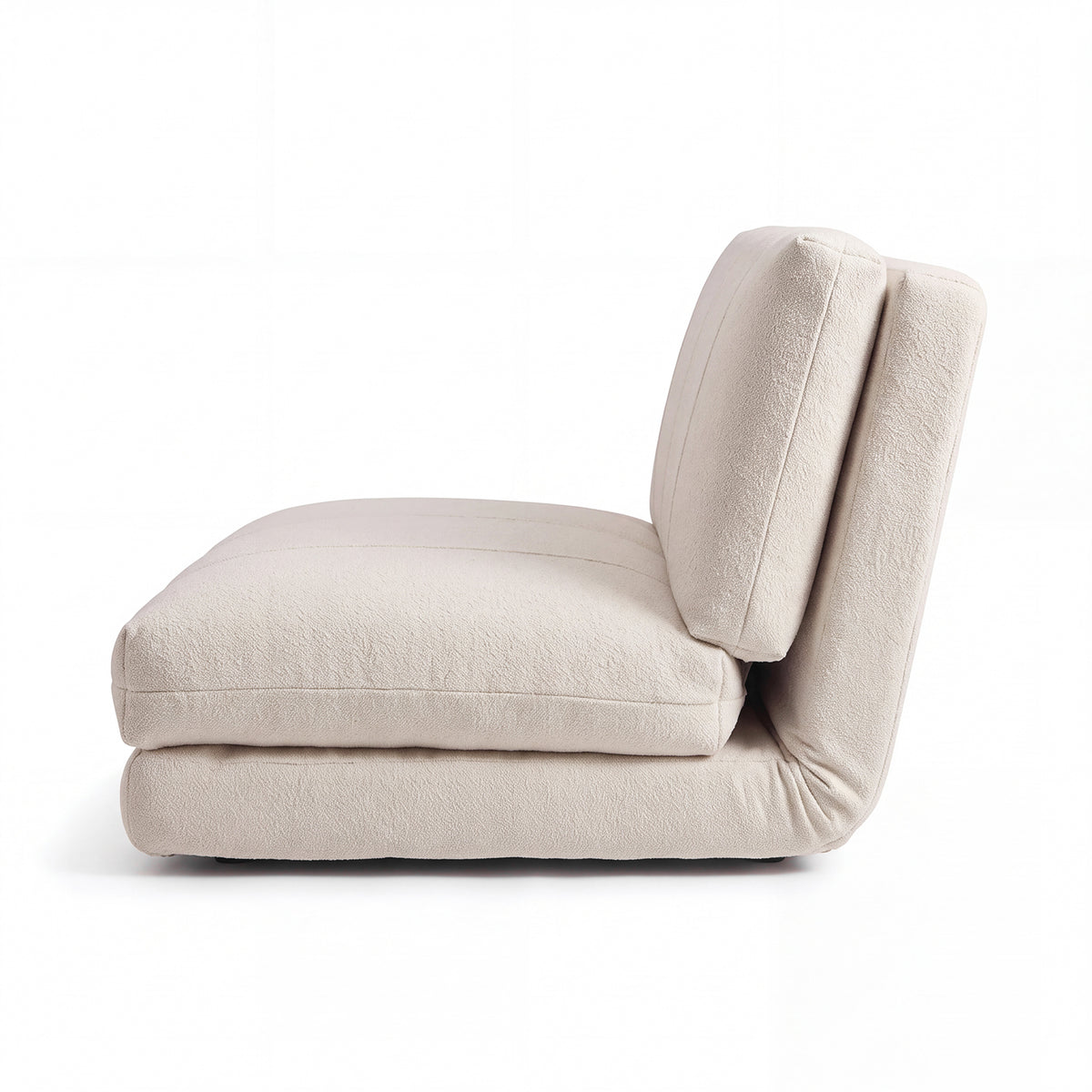 PREVENTA - Sofá Cama Plegable Bouclé Crema