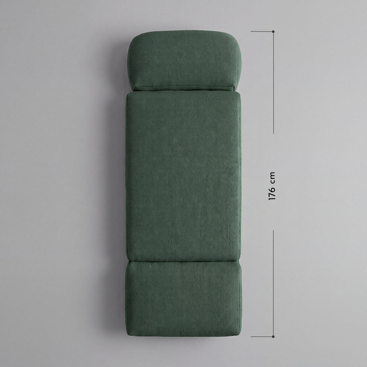 PREVENTA - Sofá Cama Plegable Bouclé Verde