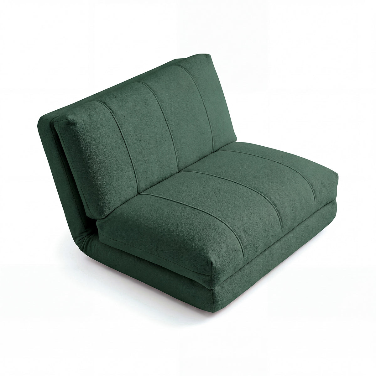 PREVENTA - Sofá Cama Plegable Bouclé Verde