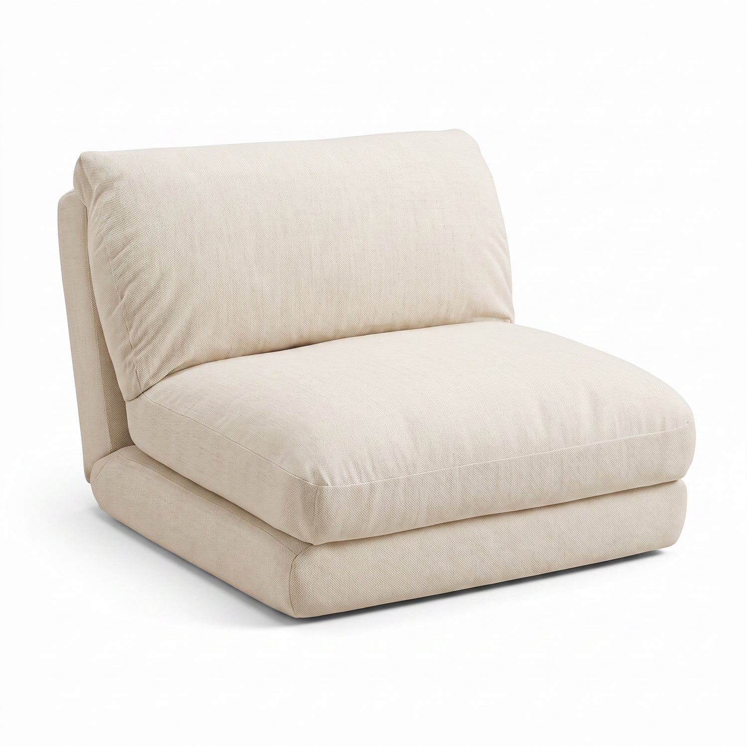 PREVENTA - Sofá Plegable Individual Lino Crema