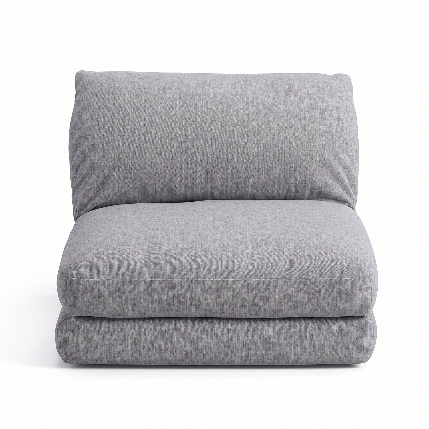 PREVENTA - Sofá Plegable Individual Lino Gris