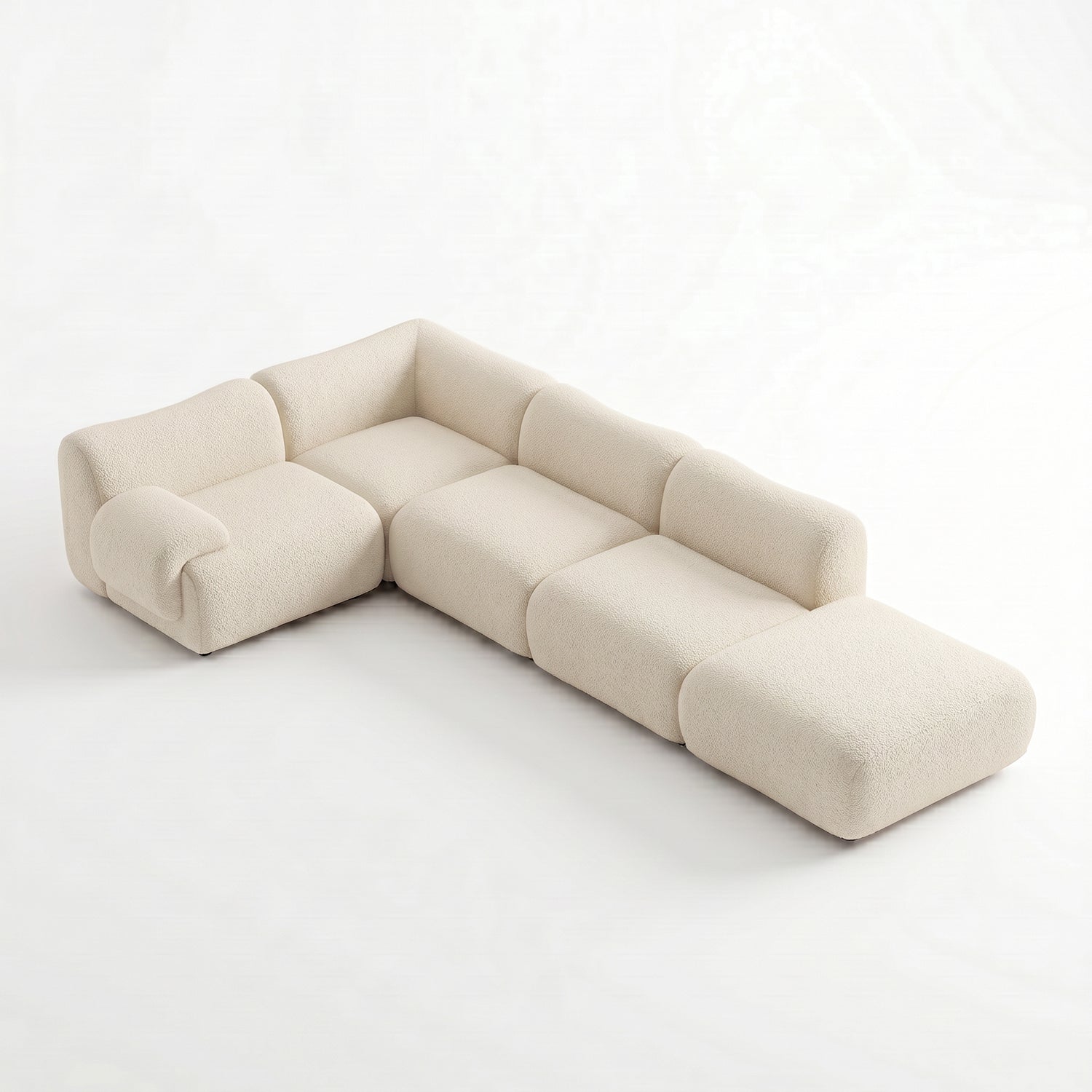 PREVENTA - Sofá Dune L Beige 5 Cuerpos Izquierdo