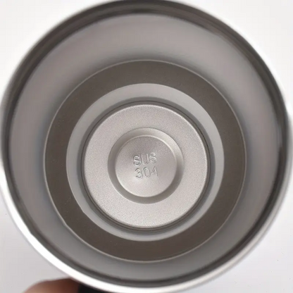 Vaso Termico con Asa Naranjo 1200 ml